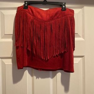 Forever 21 suede skirt